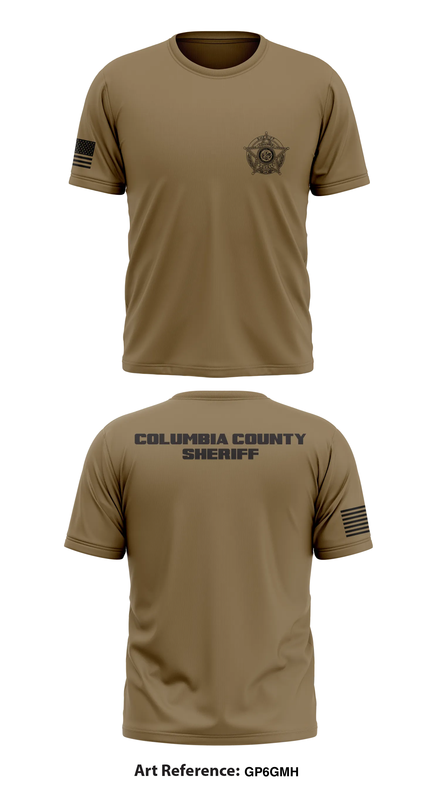 Columbia County Sheriff Store 1 Core Men's SS Performance Tee - GP6gmh