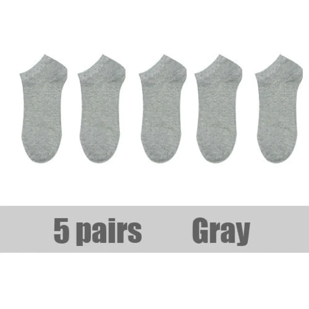 ContiNent 33 10 Pairs=20pcs Women Man Socks Breathable Sports socks Solid Color Boat socks Comfortable Cotton Ankle Socks White