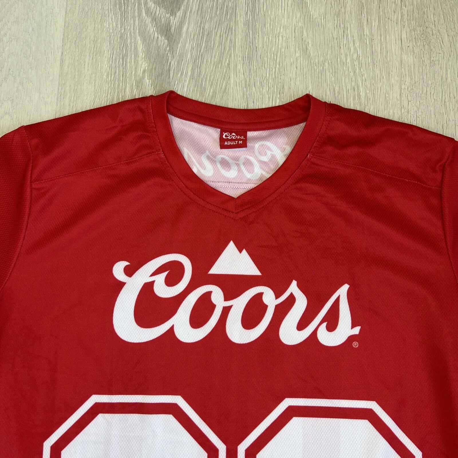COORS Athletic Jersey Shirt Size M Promo Exclusive Beer Football NFL Soccer
