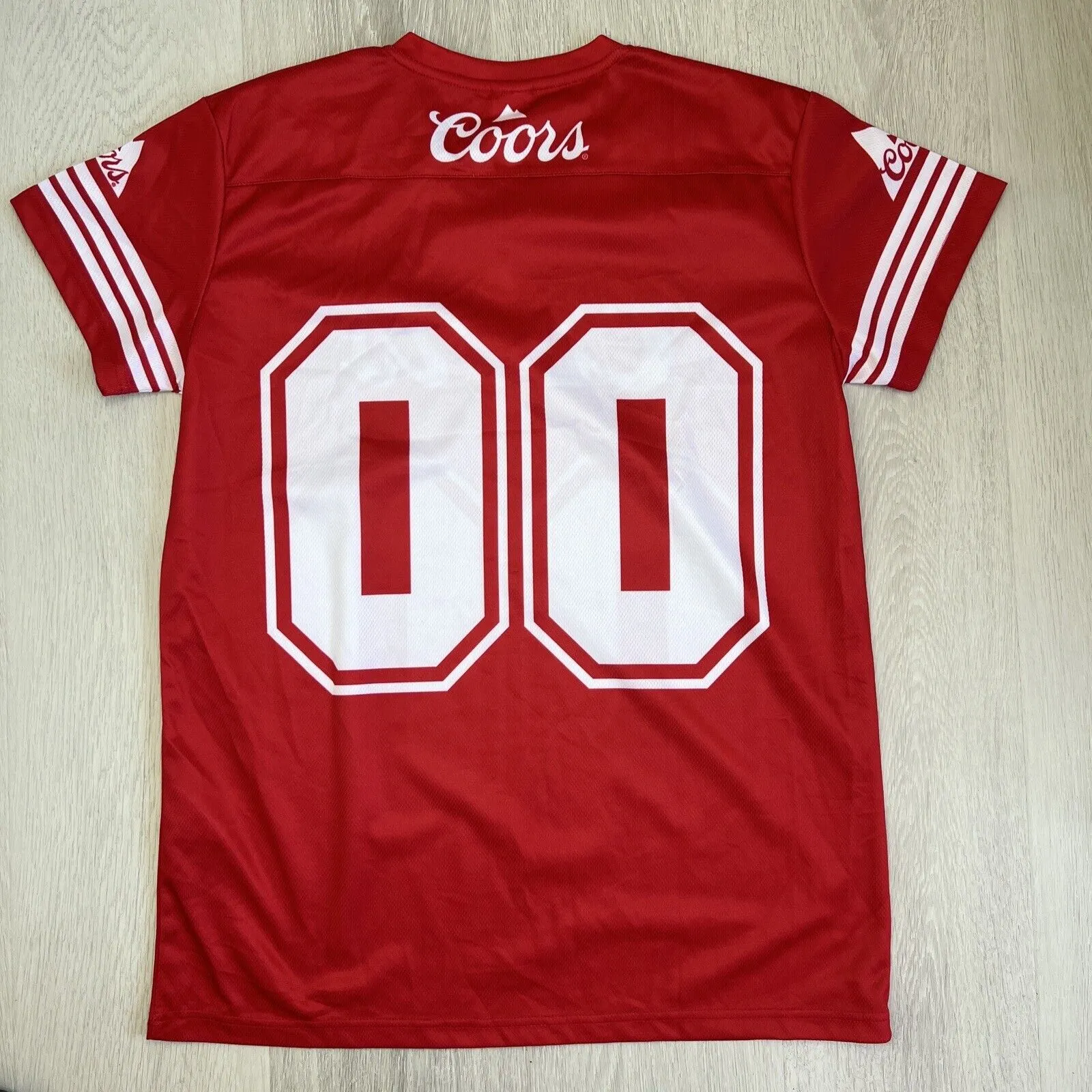COORS Athletic Jersey Shirt Size M Promo Exclusive Beer Football NFL Soccer