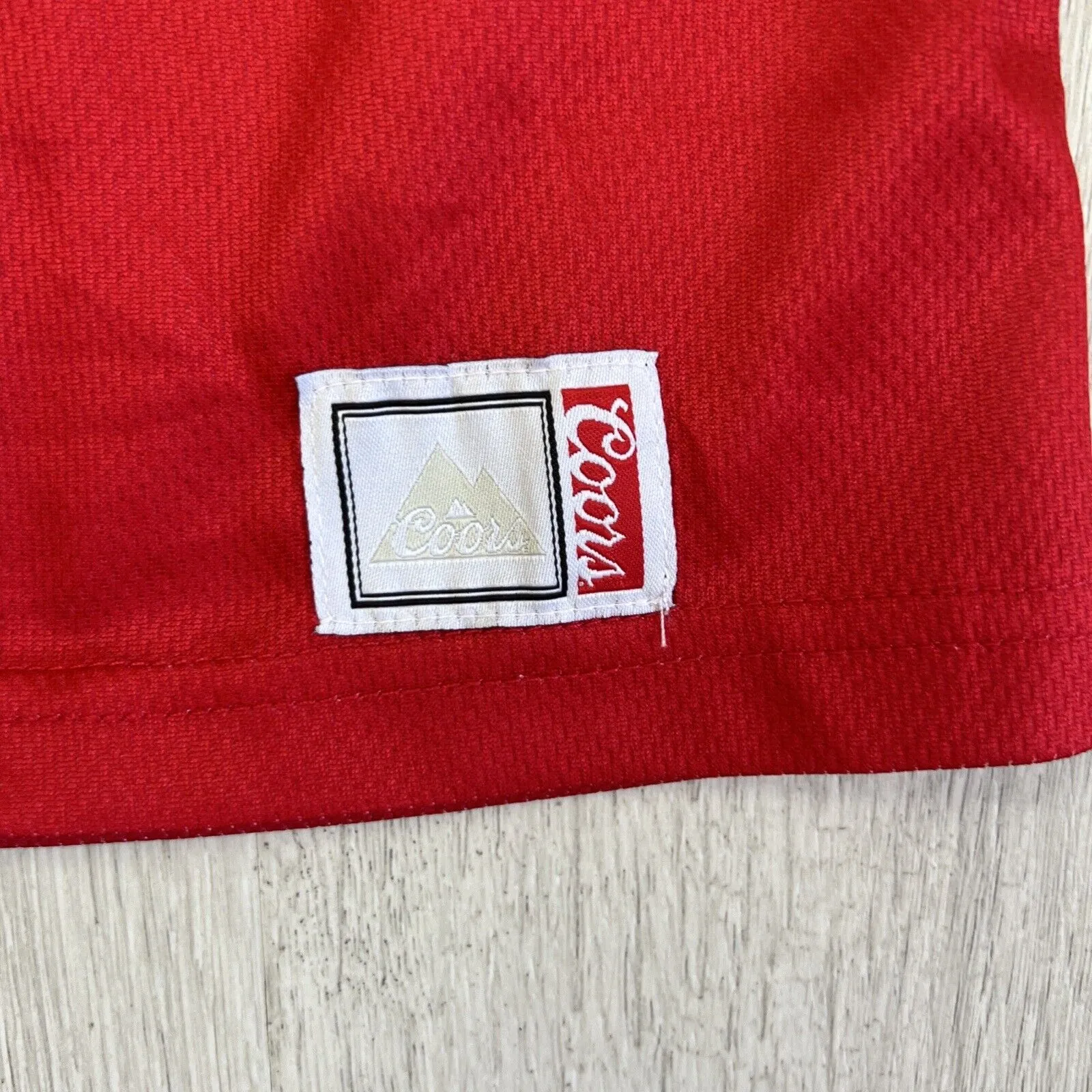 COORS Athletic Jersey Shirt Size M Promo Exclusive Beer Football NFL Soccer