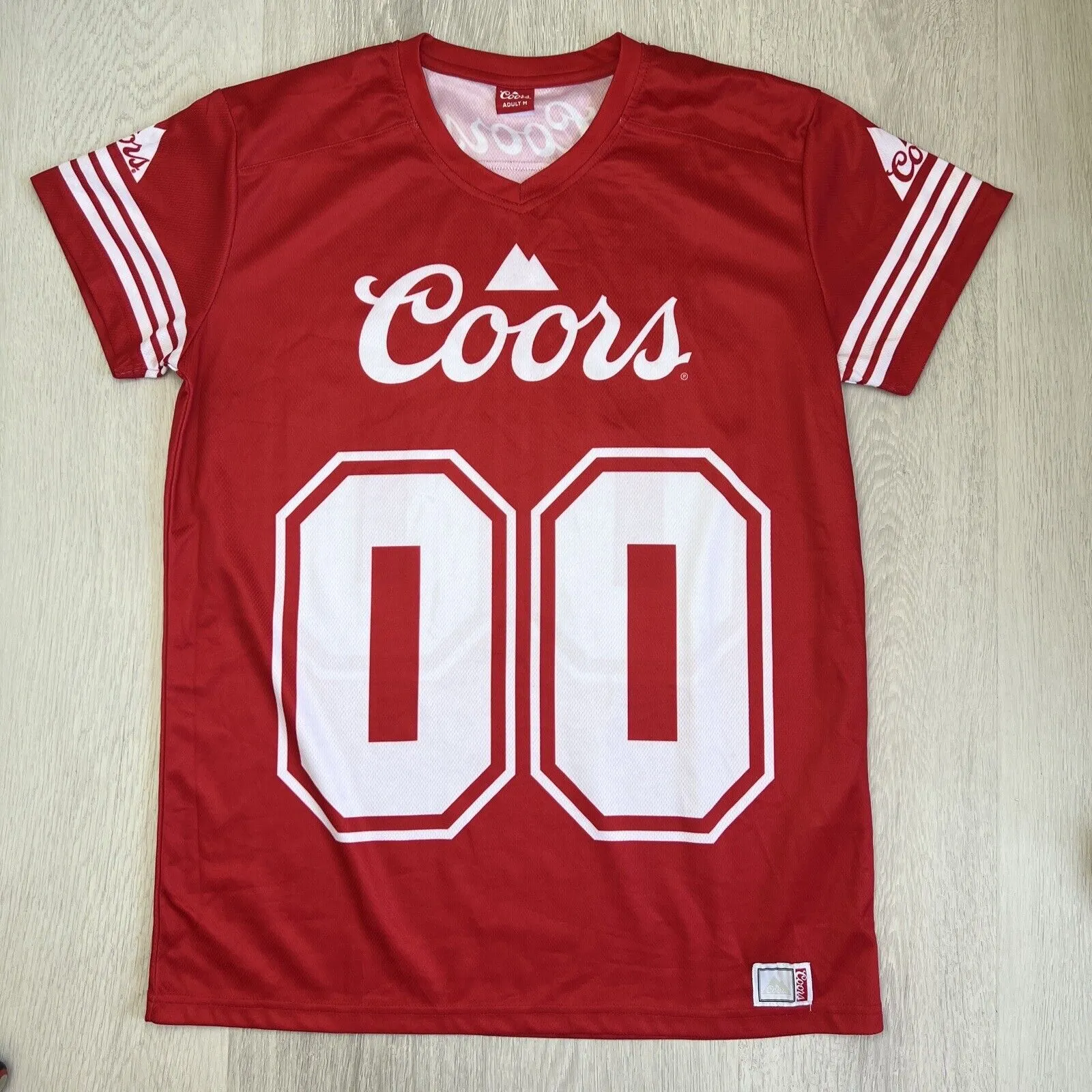 COORS Athletic Jersey Shirt Size M Promo Exclusive Beer Football NFL Soccer