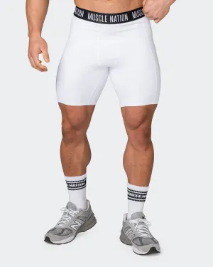 Core 8" Training Shorts - White