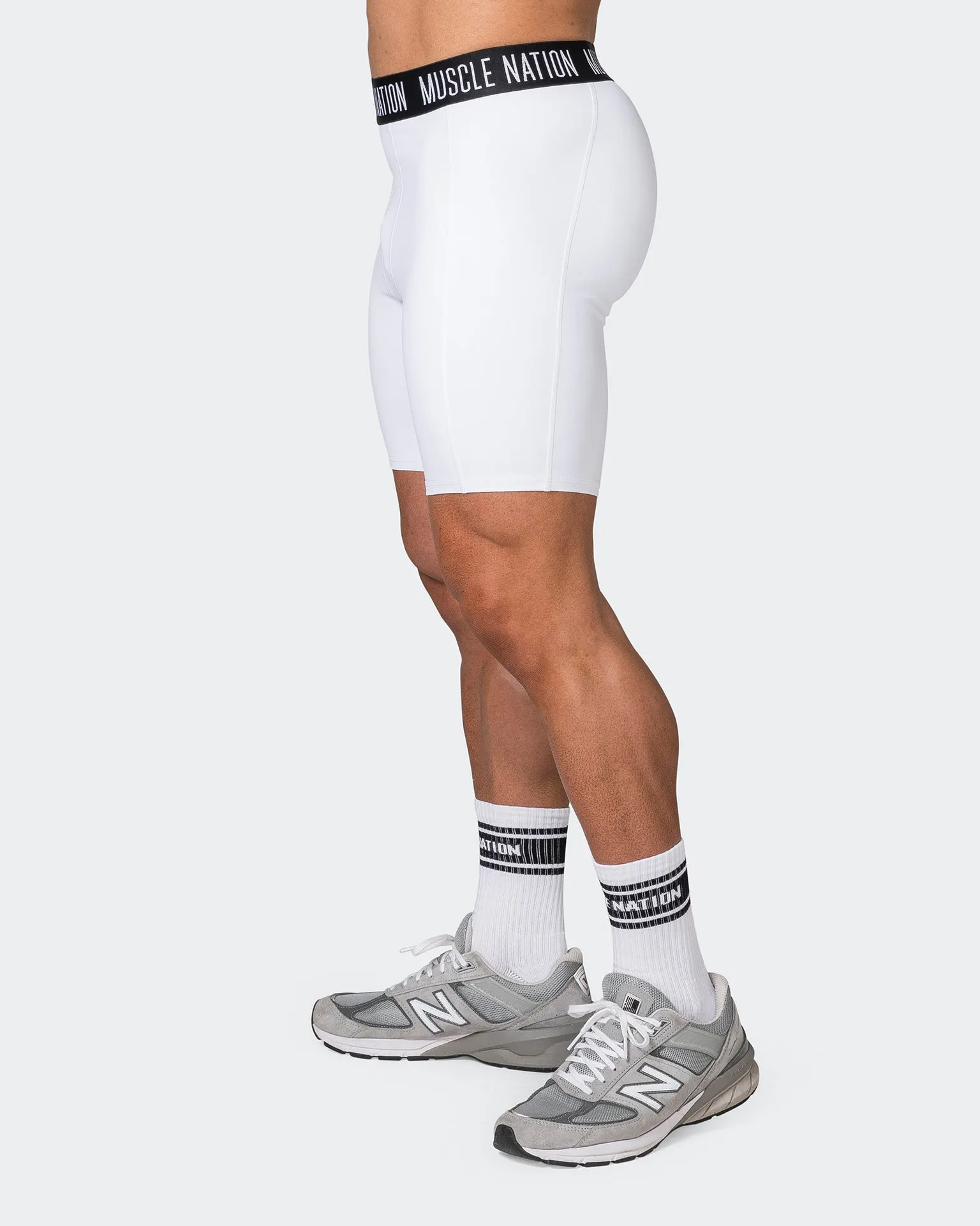 Core 8" Training Shorts - White