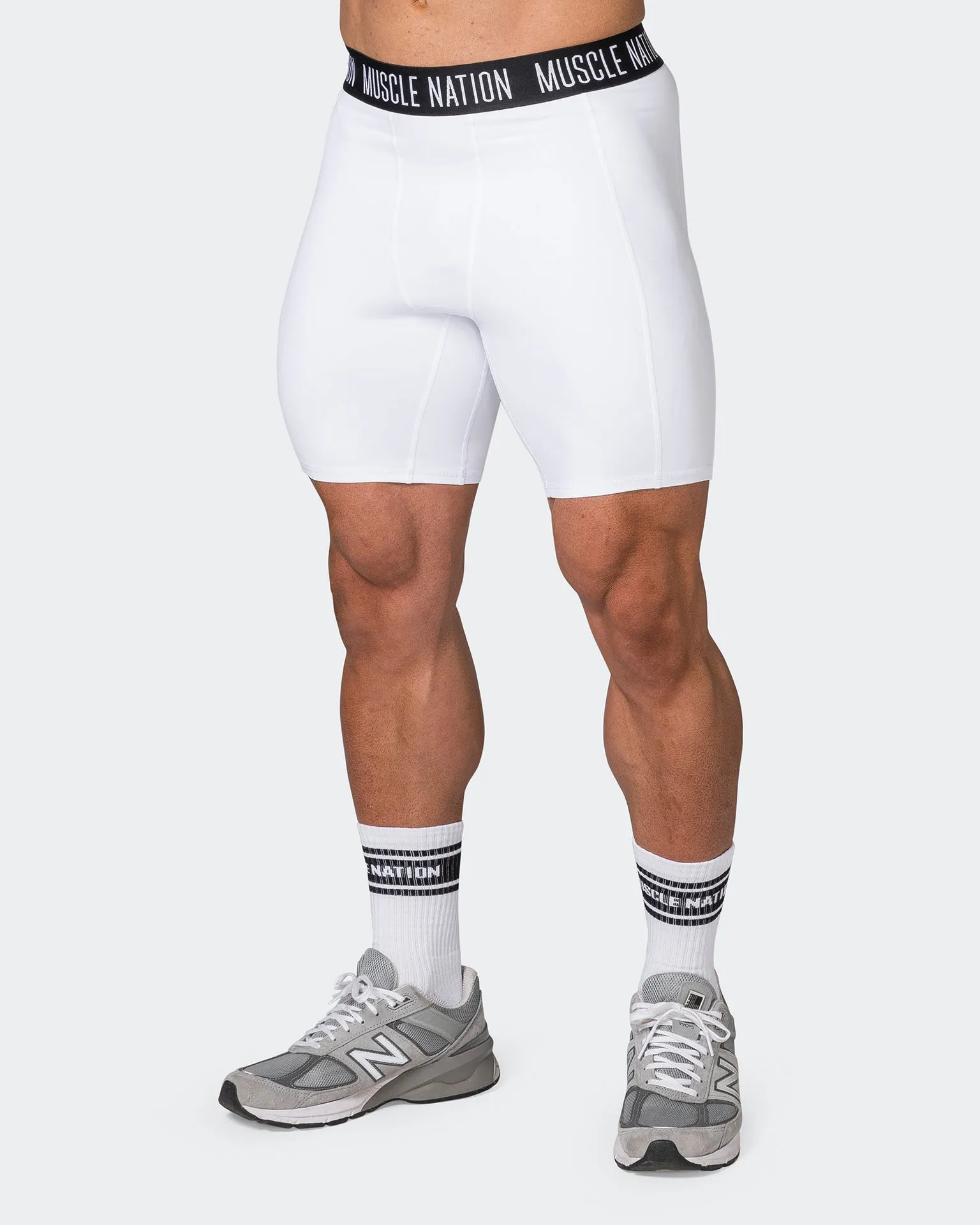 Core 8" Training Shorts - White