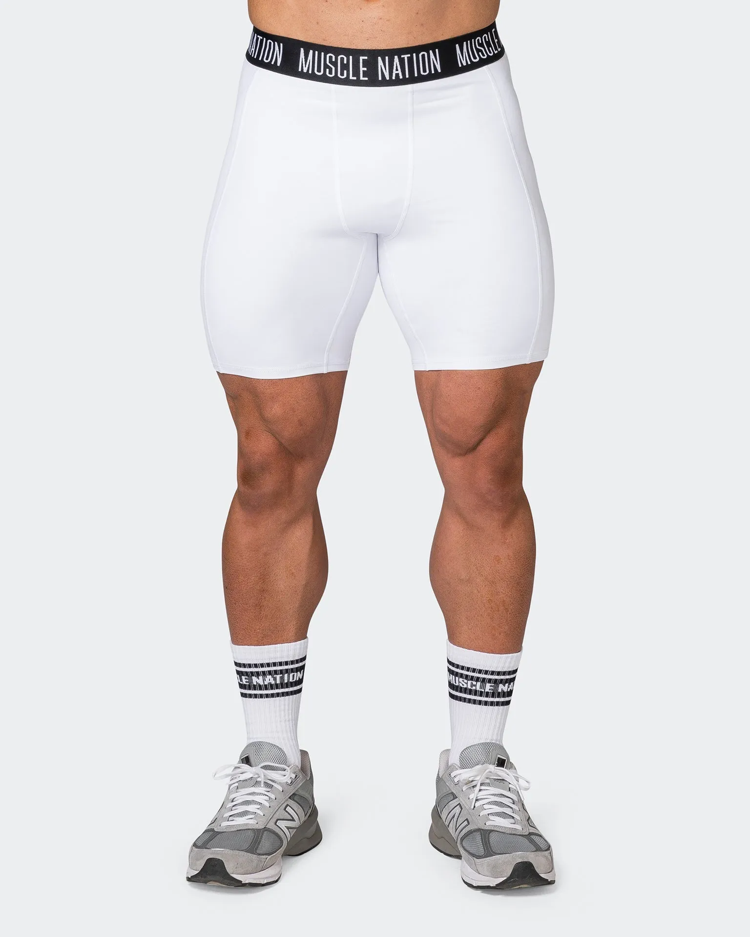 Core 8" Training Shorts - White
