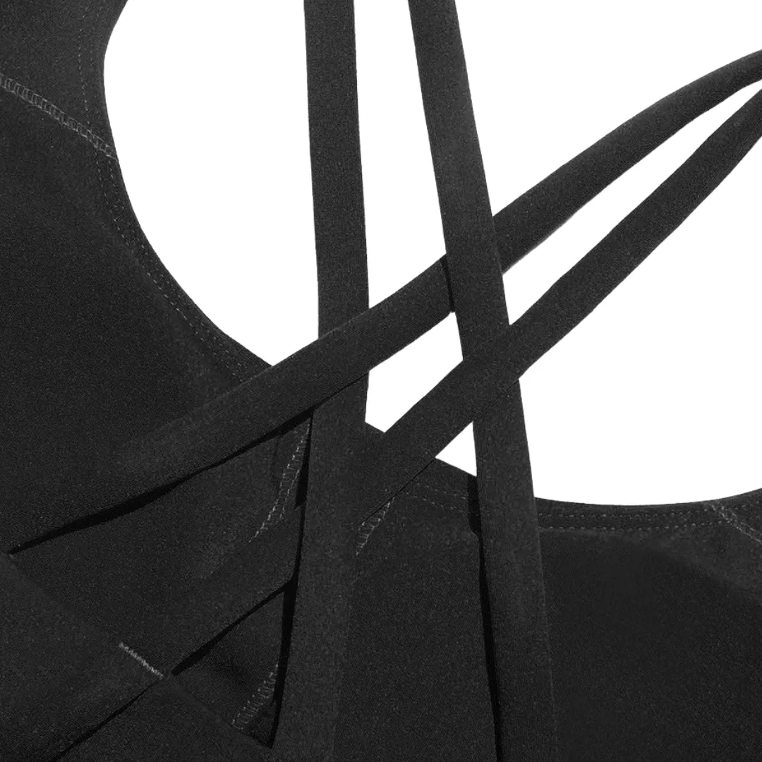 Criss-Cross Back Seamless Sports Bra
