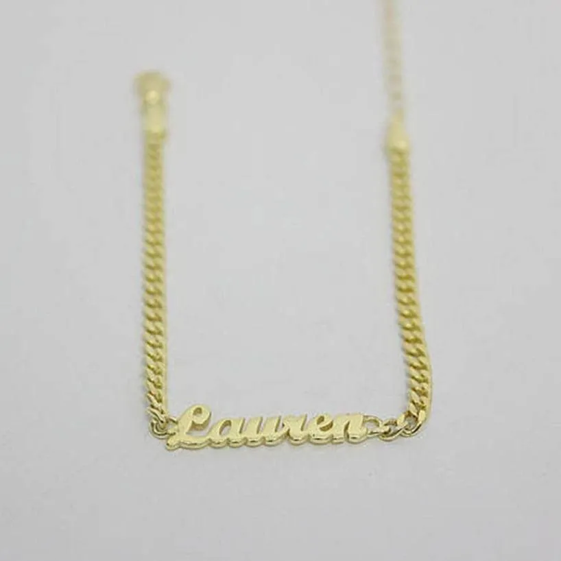 Cuban Chain Personalized Custom Name Bracelet