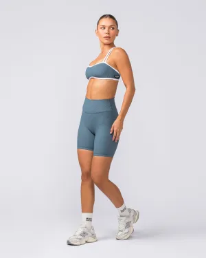Curves Rib Bralette - Tidepool