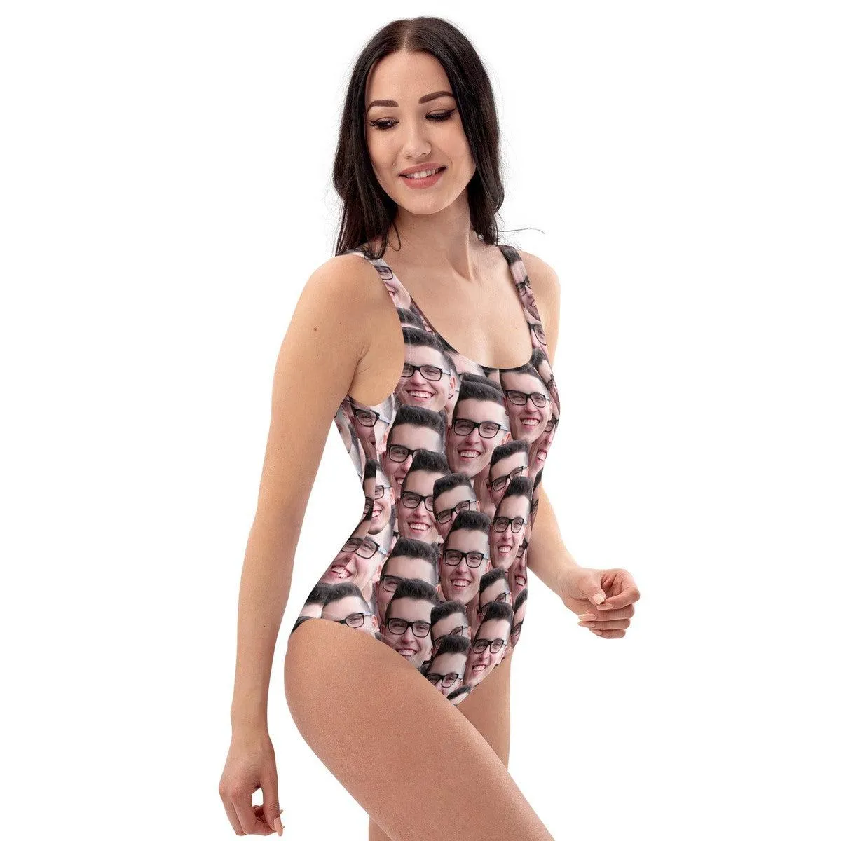 Custom Crazy Face Swimsuit