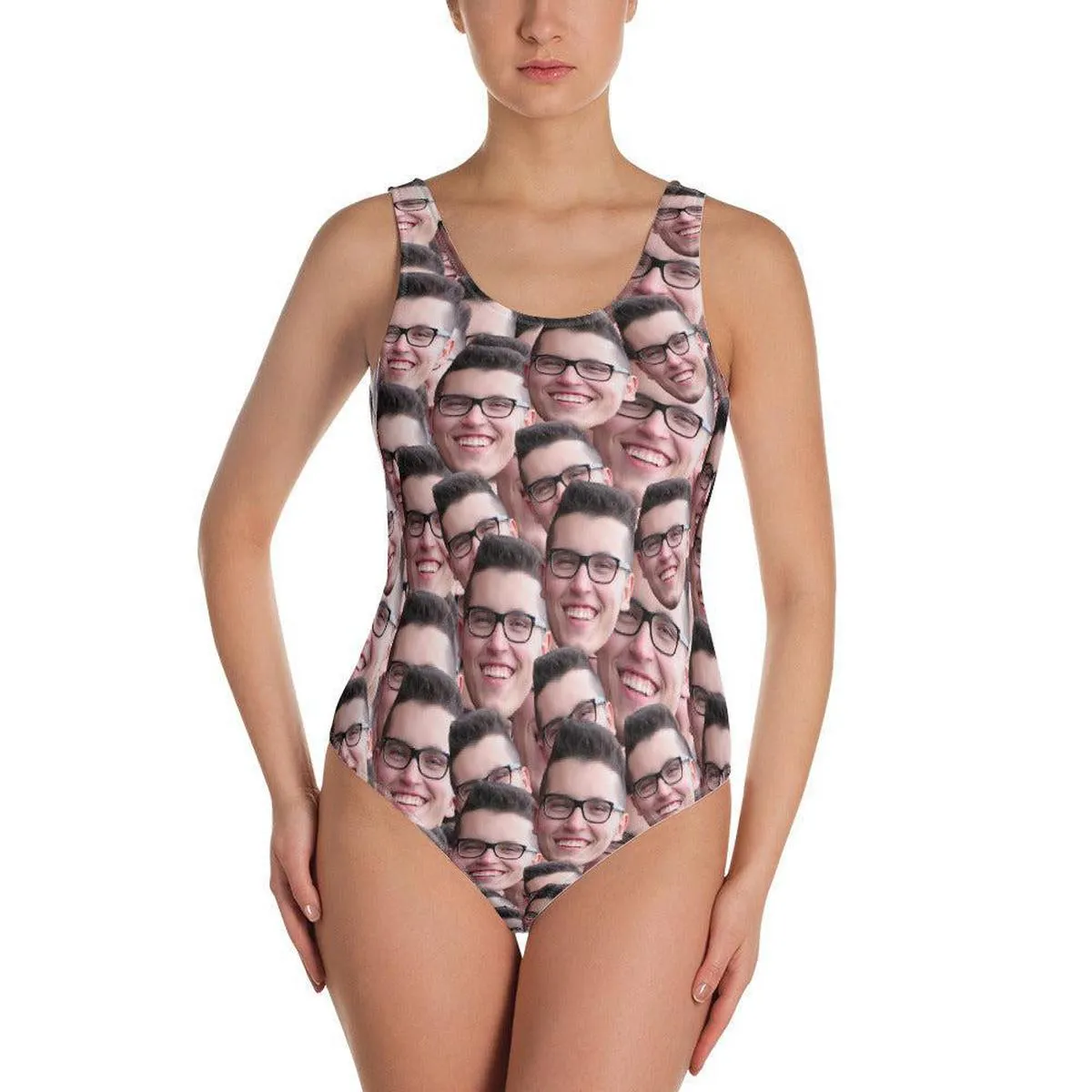 Custom Crazy Face Swimsuit