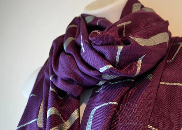 Custom Elohai N'shamah shawl, אלהי נשמה שנתת בי Hebrew My God the soul you have given me is pure Tallit Prayer Custom Script Scarf
