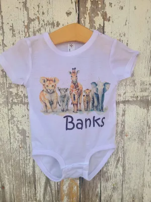 Custom name shirt- Zoo personalized shirt