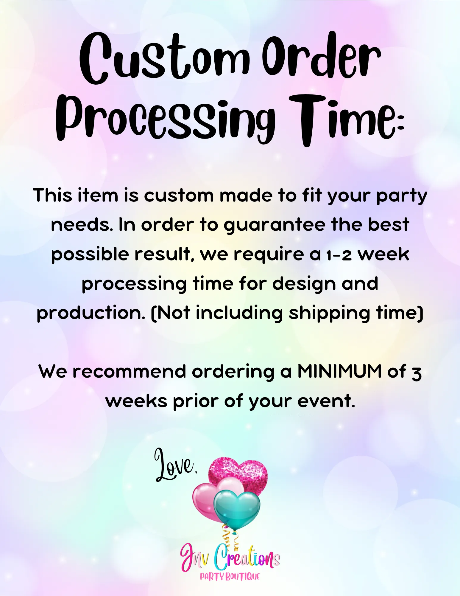Custom Party Plates (12pcs.)
