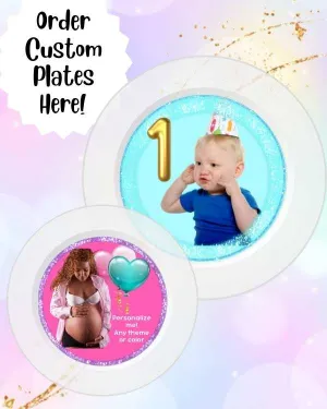 Custom Party Plates (12pcs.)