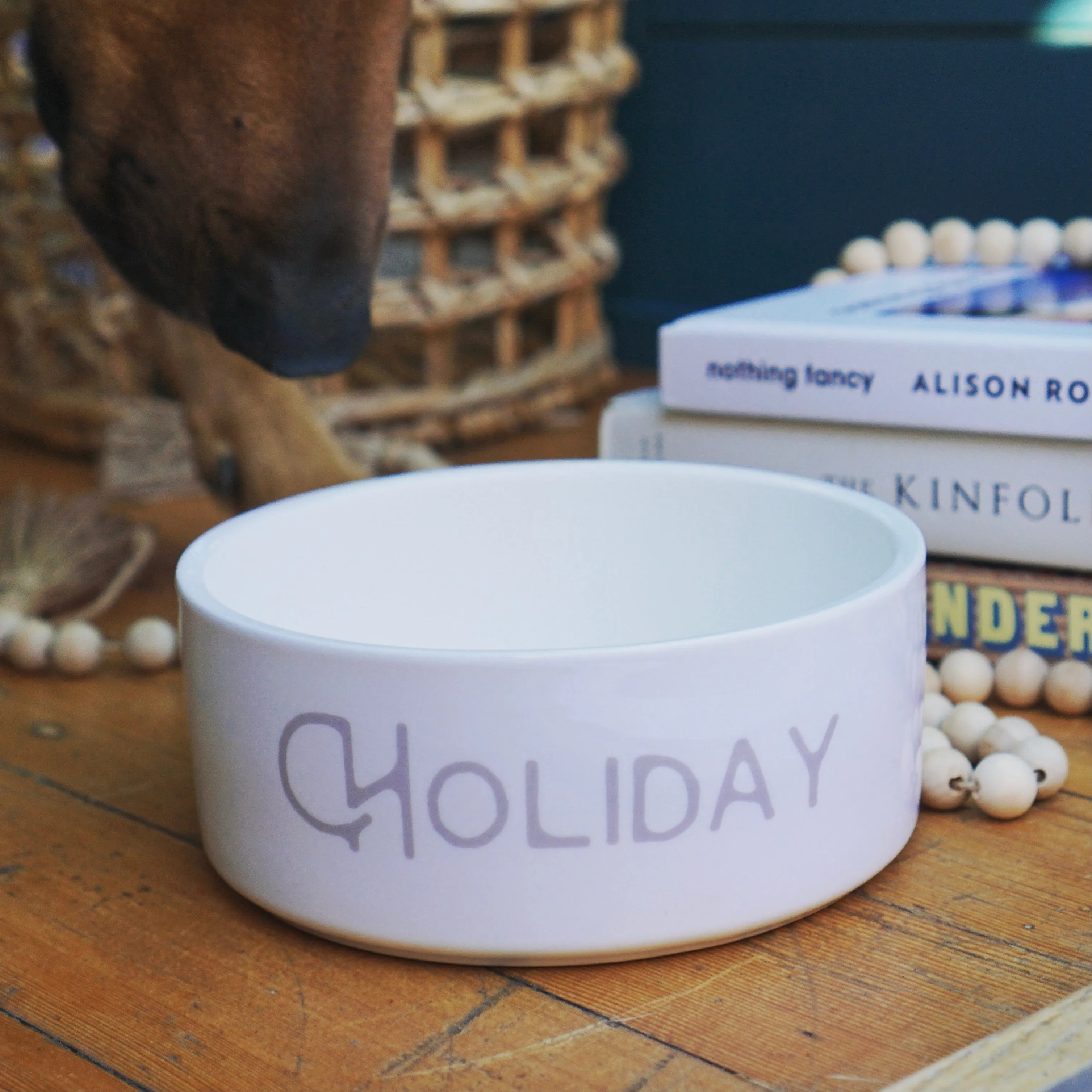 Custom Solid Color Dog Bowl
