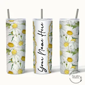 Daisies 20 oz. Skinny Tumbler