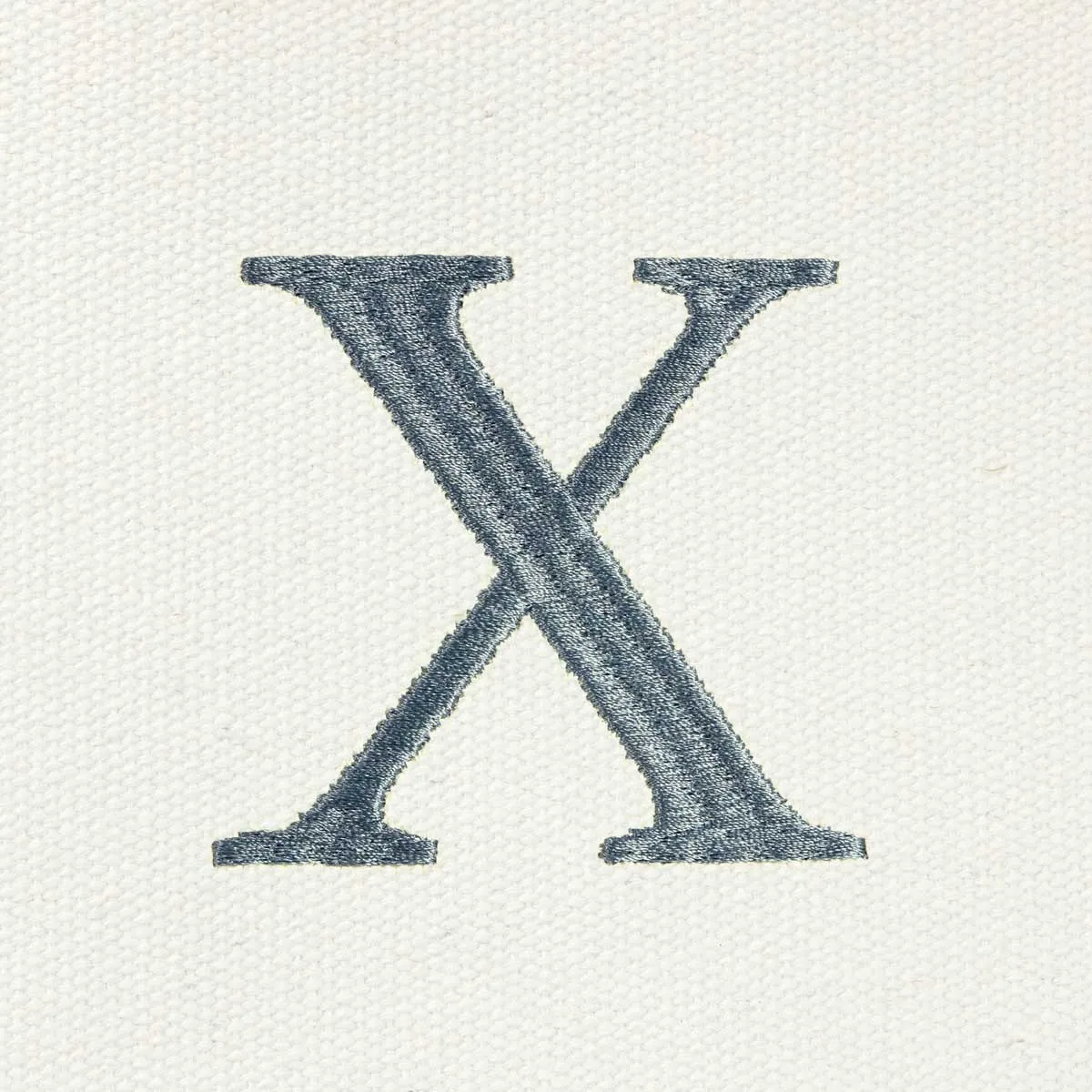 Dalix Medium Personalized Tote Bag Monogrammed Initial Letter - X