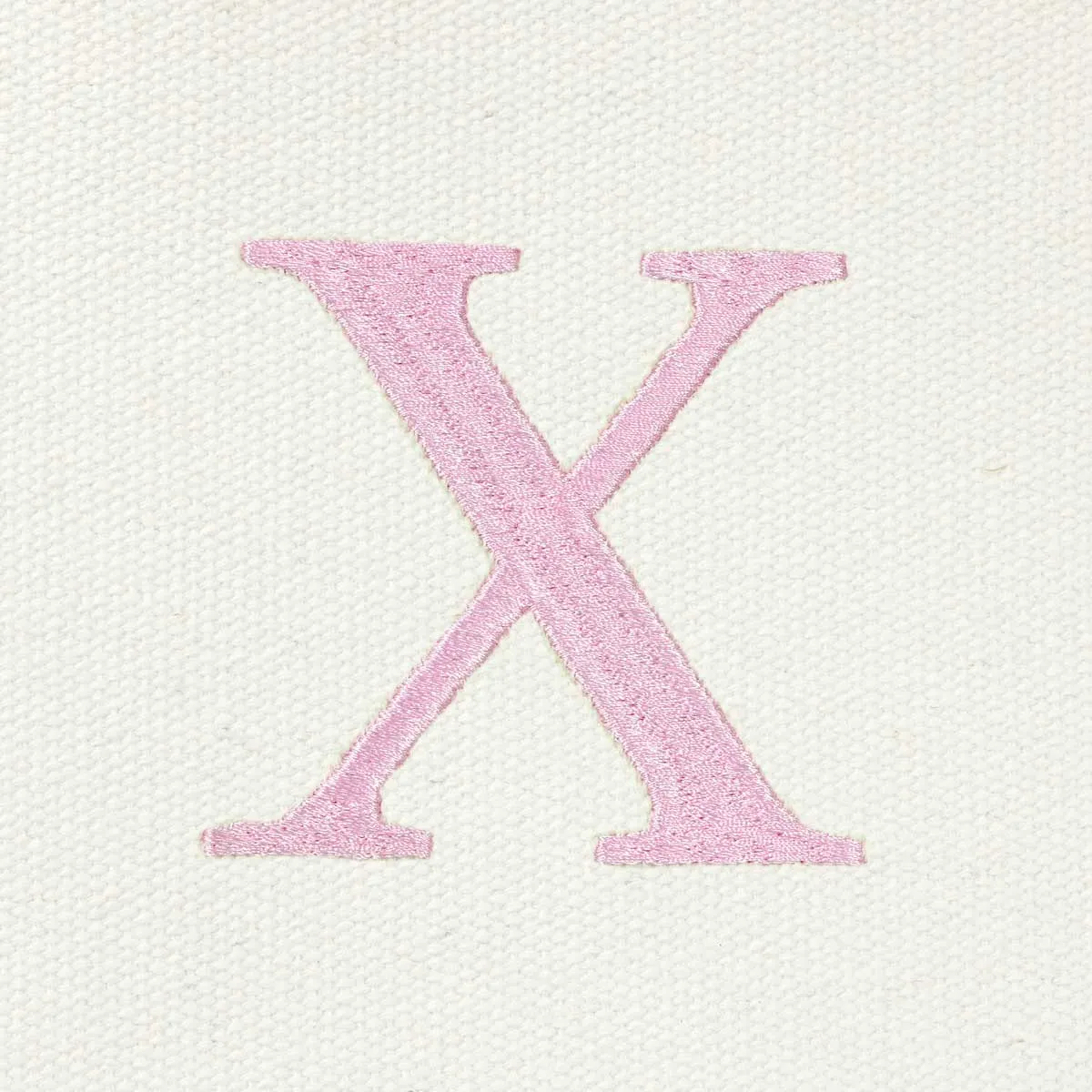Dalix Medium Personalized Tote Bag Monogrammed Initial Letter - X