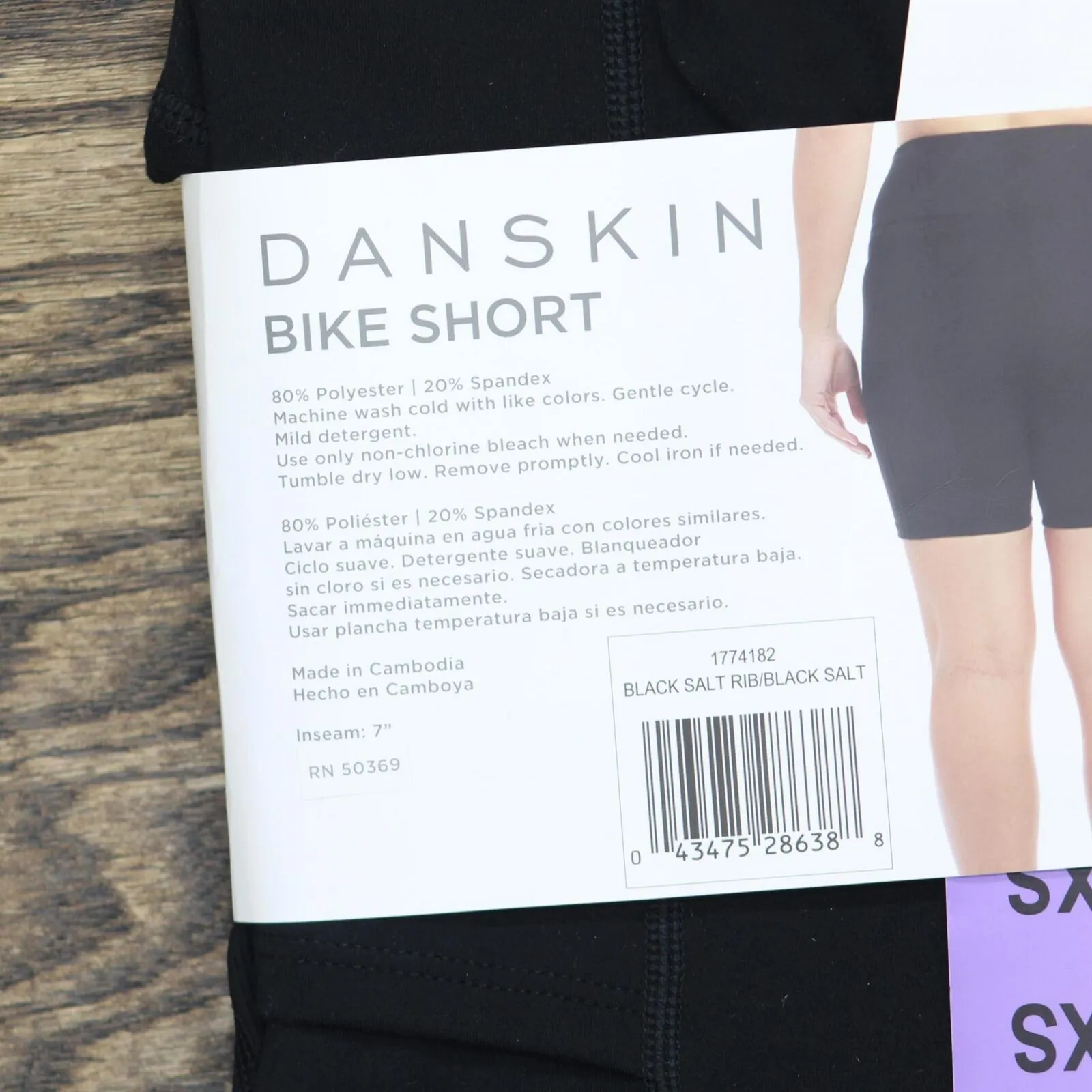Danskin Womens 2 Pack Midweight Bike Short 1774182