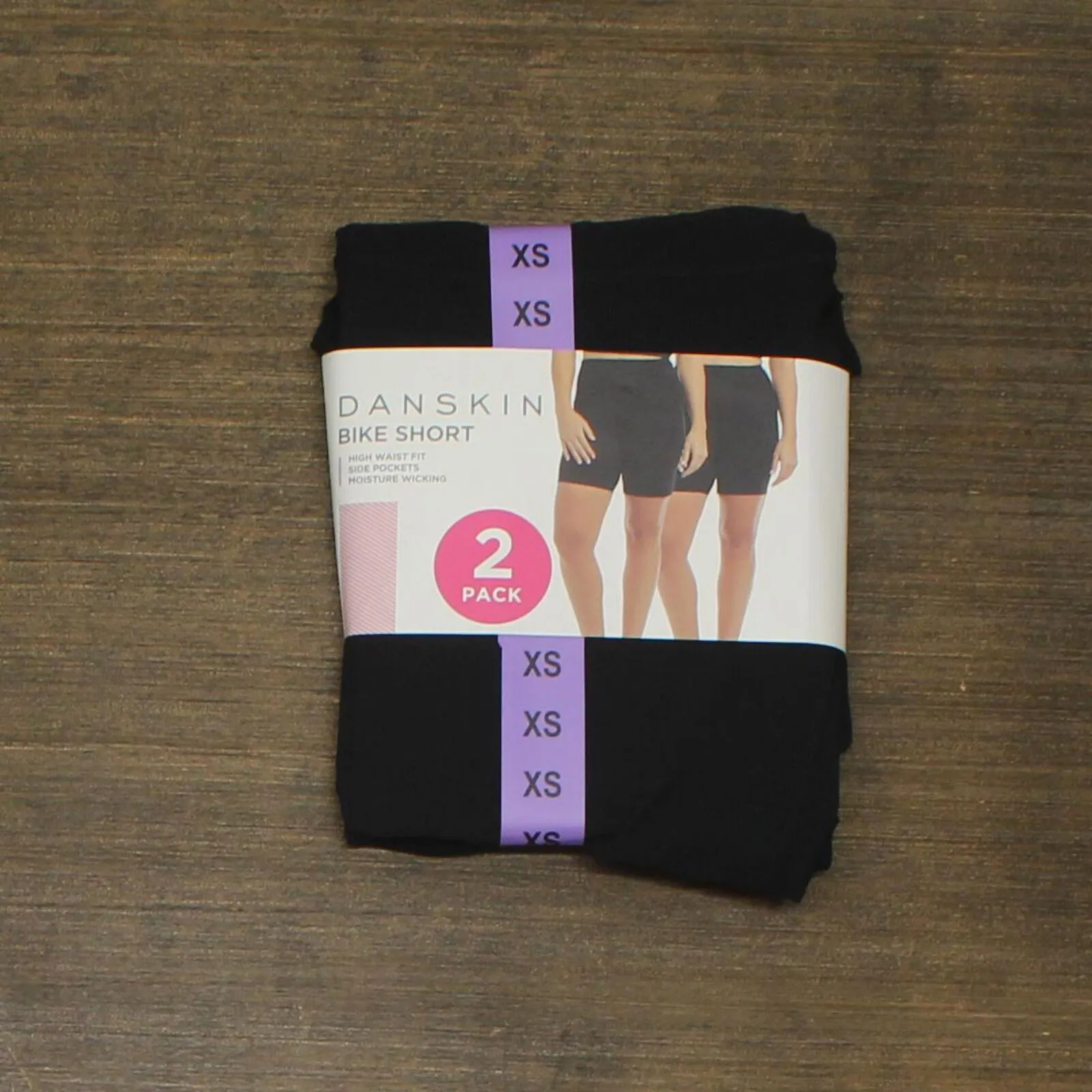 Danskin Womens 2 Pack Midweight Bike Short 1774182