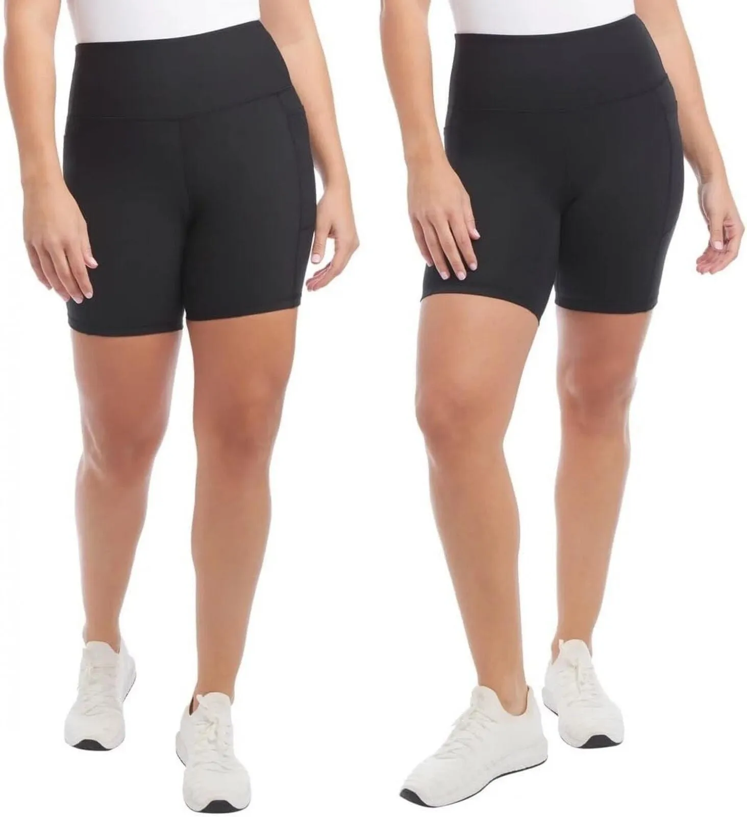 Danskin Womens 2 Pack Midweight Bike Short 1774182
