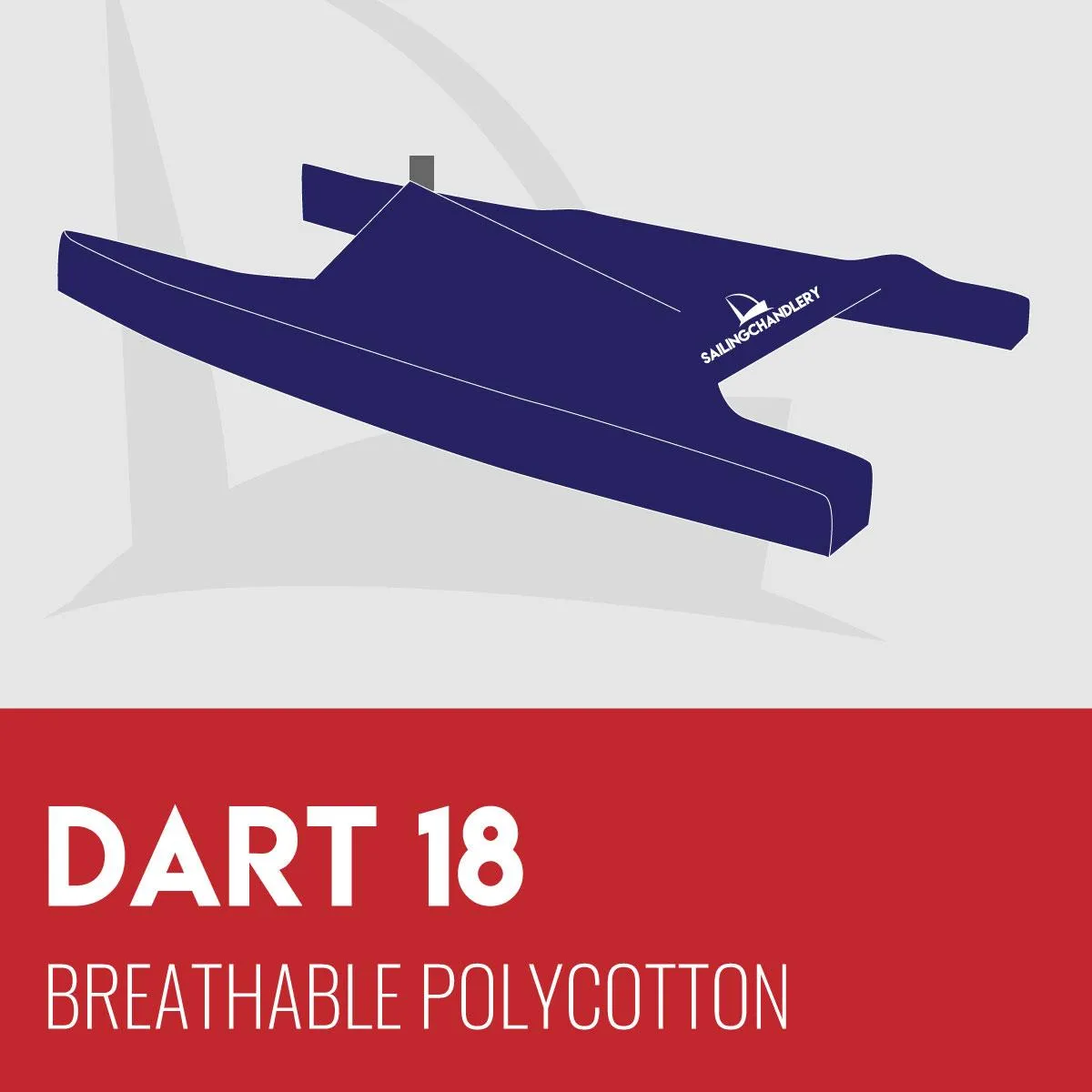 Dart 18 Boat Cover - Breathable Polycotton