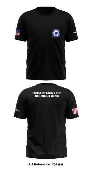 Department of corrections  Store 1 Core Men's SS Performance Tee - YDP3sm