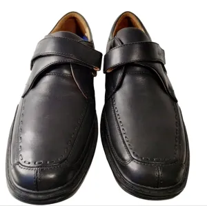 Dr. Comfort Frank Mens 12W Dress Shoe Loafer Black Leather Diabetic Orthopedic•