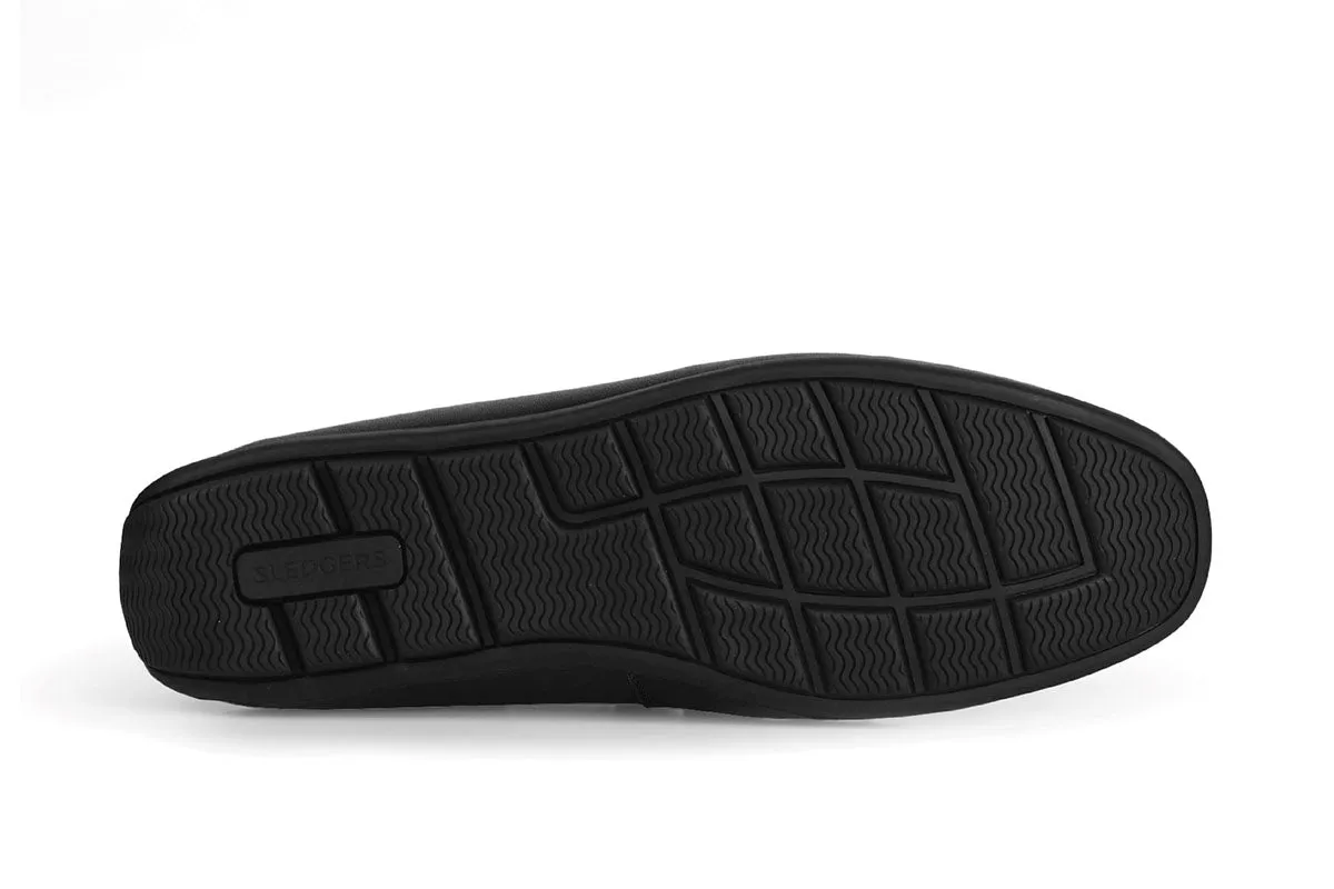 Duchesne Ribboned Driving Shoe - Black