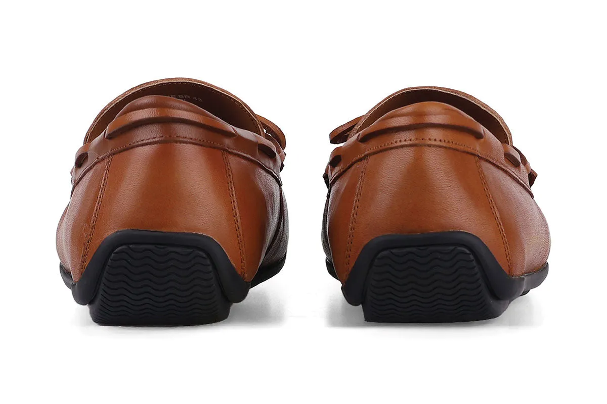 Duchesne Ribboned Driving Shoe - Brown