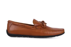 Duchesne Ribboned Driving Shoe - Brown