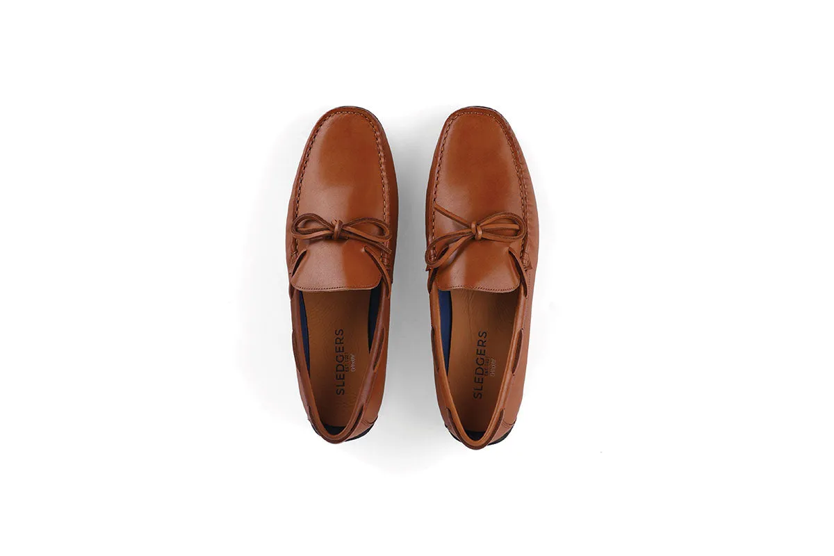 Duchesne Ribboned Driving Shoe - Brown