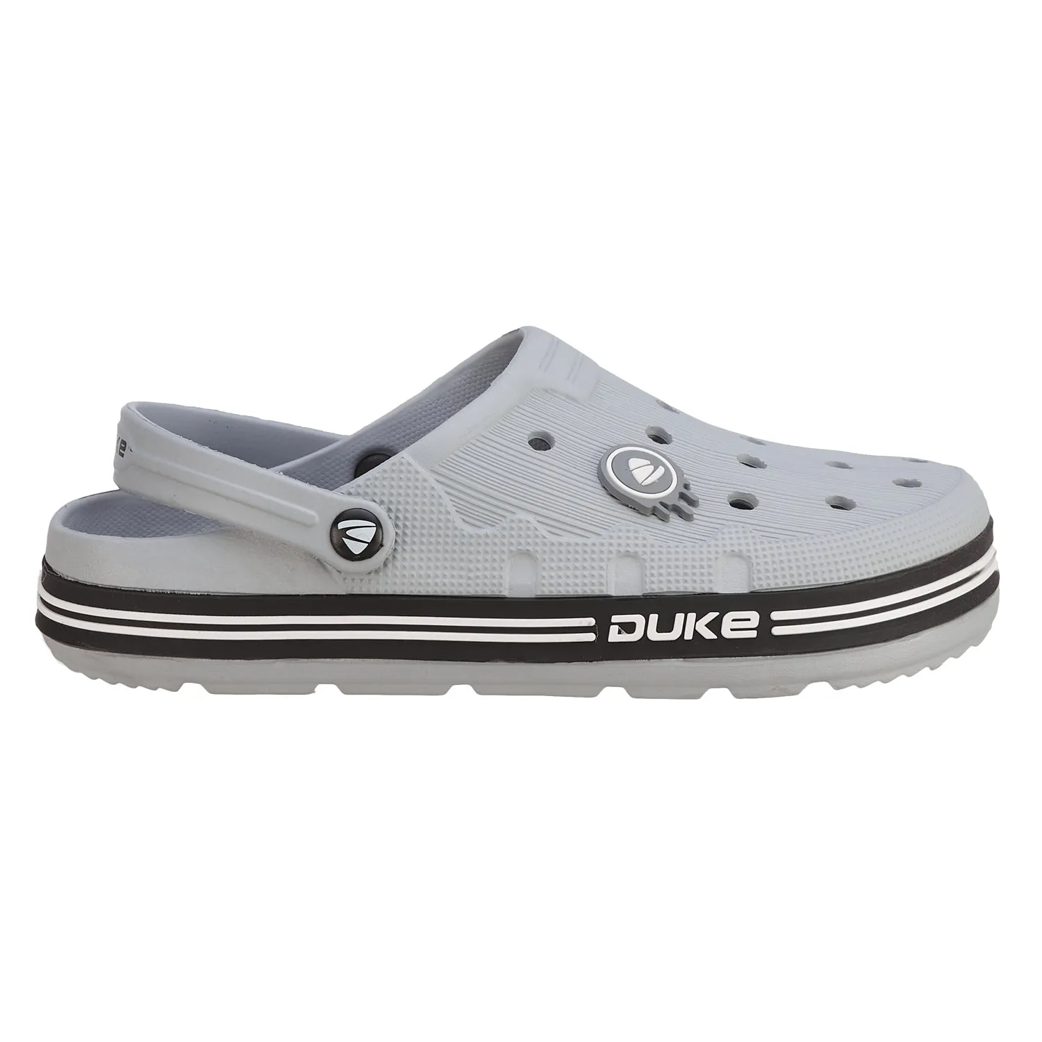 Duke Men Brand Logo Textured Clogs  (FWC6239)