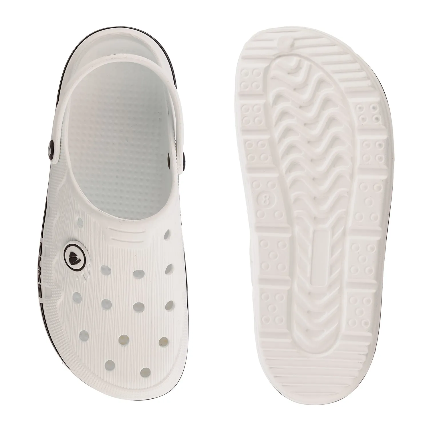 Duke Men Brand Logo Textured Clogs  (FWC6239)