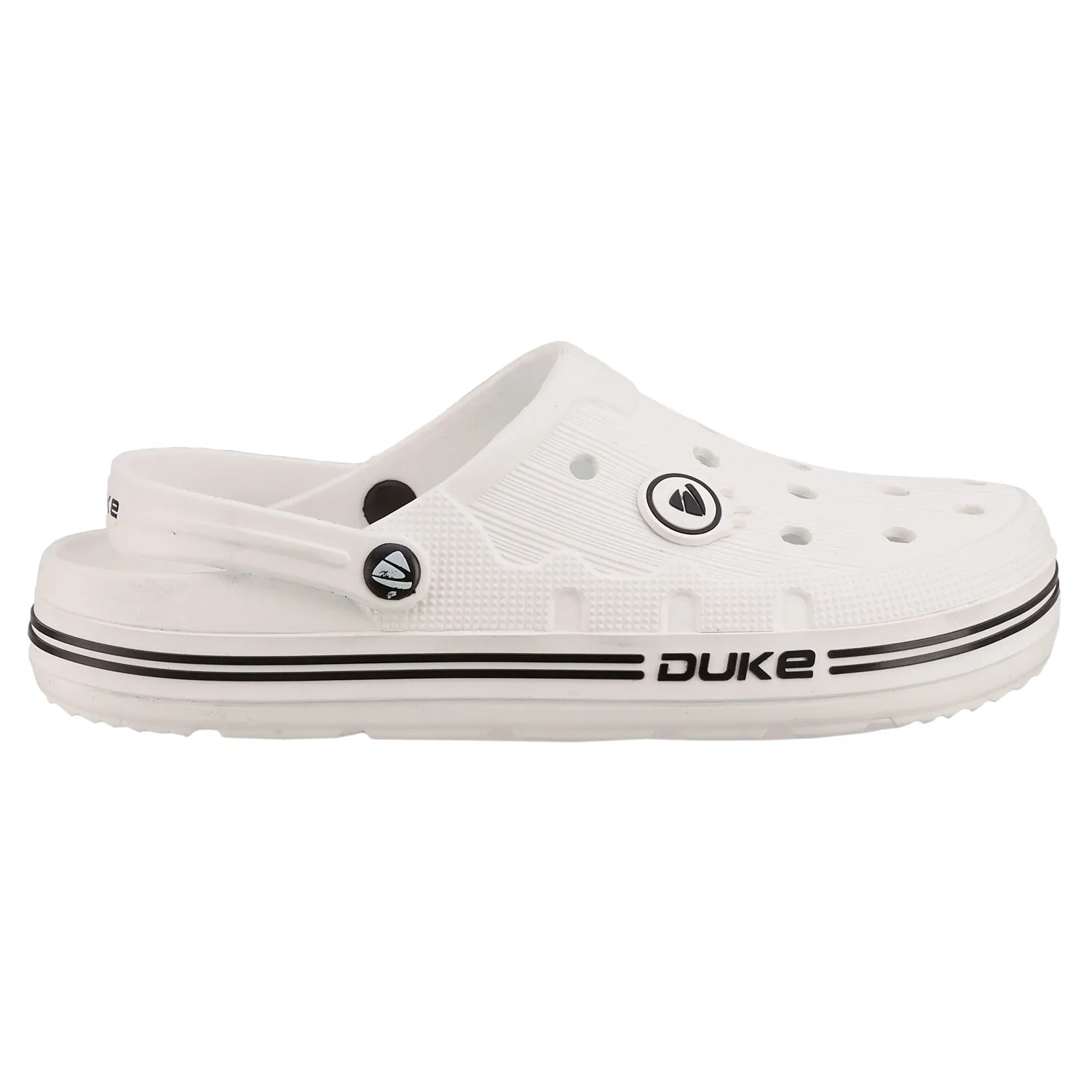 Duke Men Brand Logo Textured Clogs  (FWC6239)