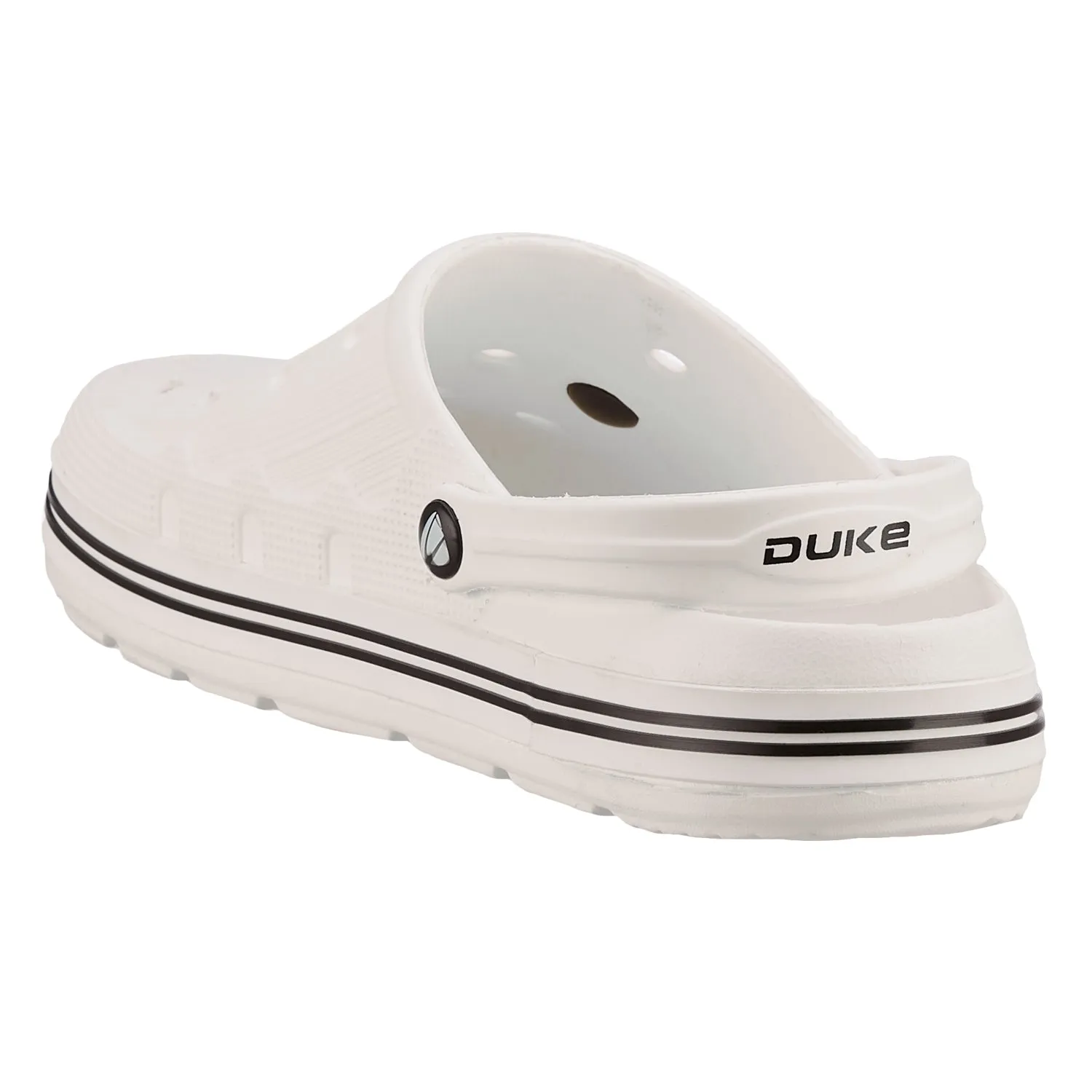 Duke Men Brand Logo Textured Clogs  (FWC6239)