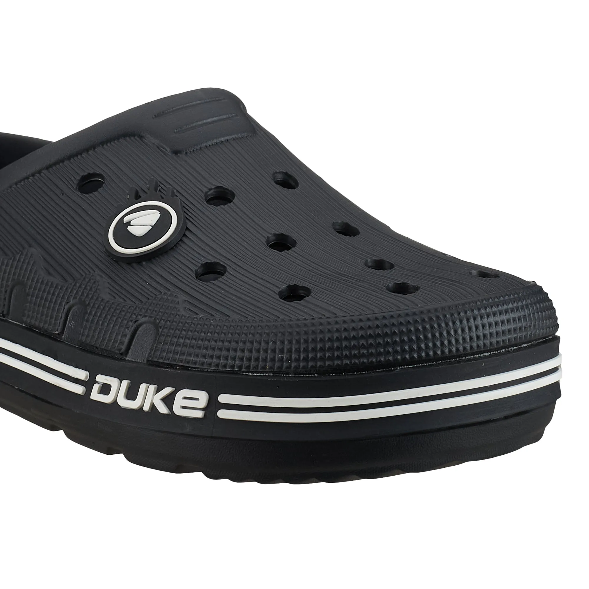 Duke Men Brand Logo Textured Clogs  (FWC6239)