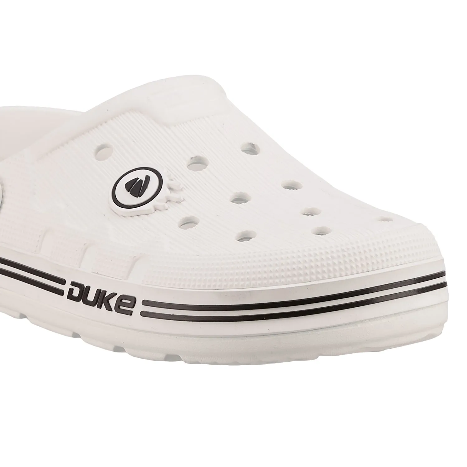 Duke Men Brand Logo Textured Clogs  (FWC6239)