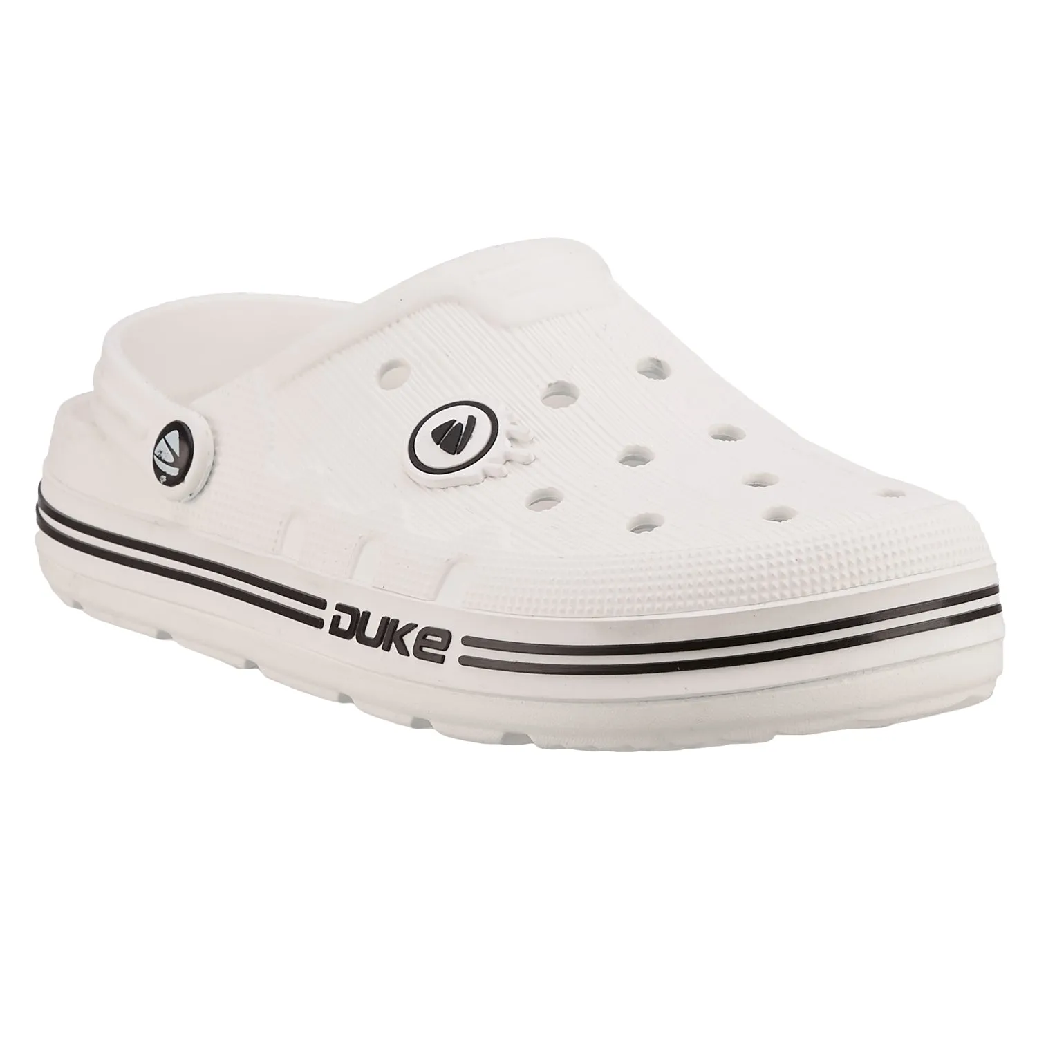 Duke Men Brand Logo Textured Clogs  (FWC6239)