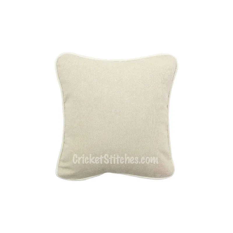 Embroidered Birth Announcement Pillow