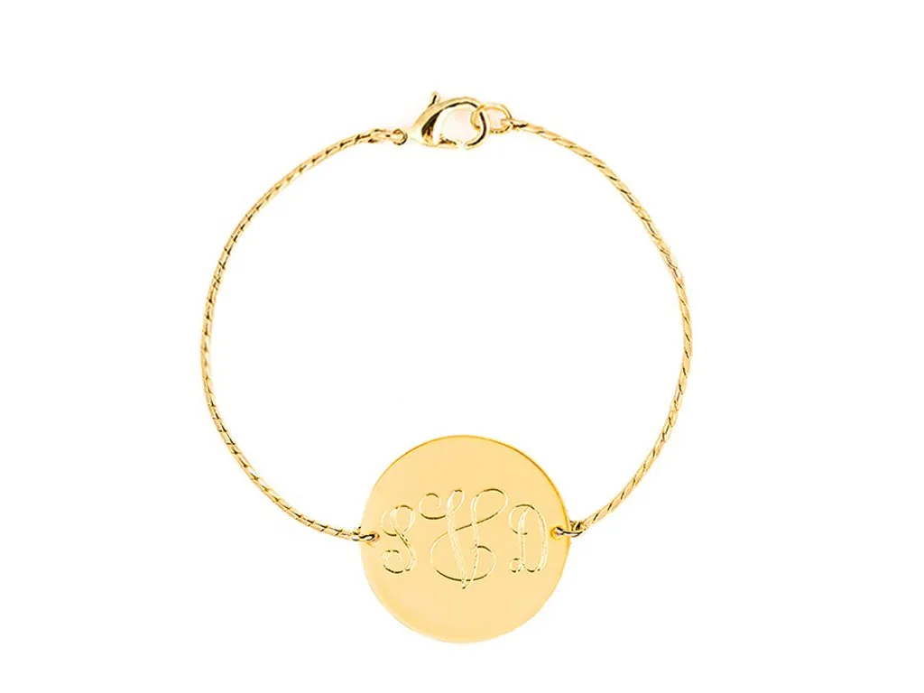 Engravable Chain Bracelet
