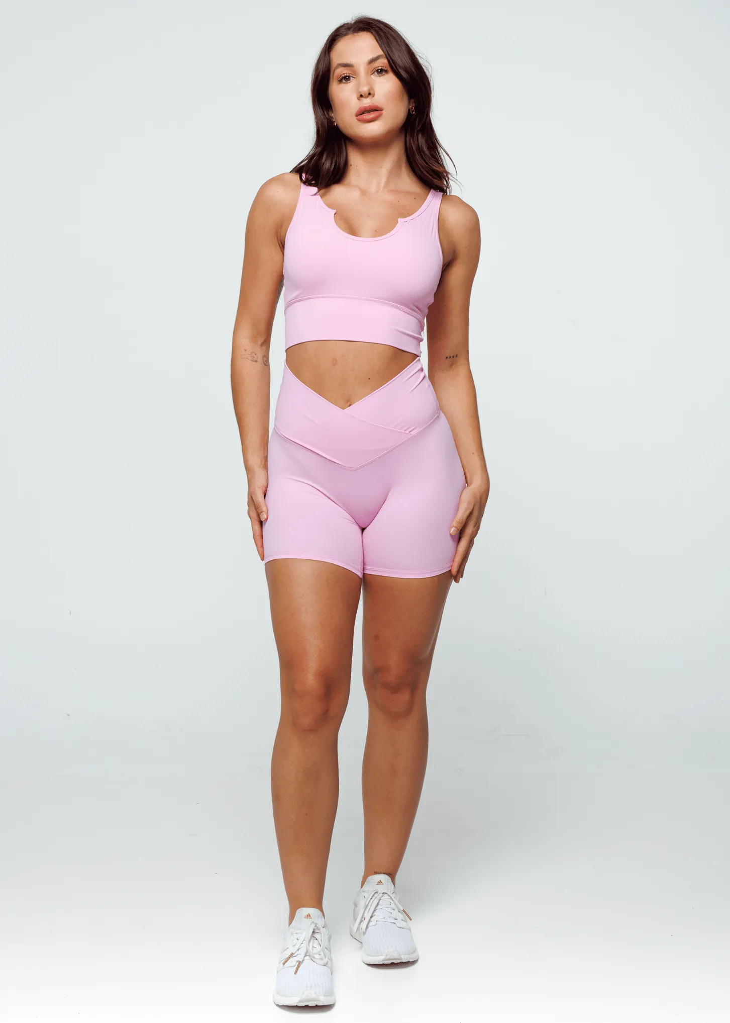 Essence Cross Shorts - Blush