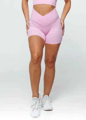 Essence Cross Shorts - Blush