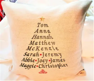 Family Tree Pillow