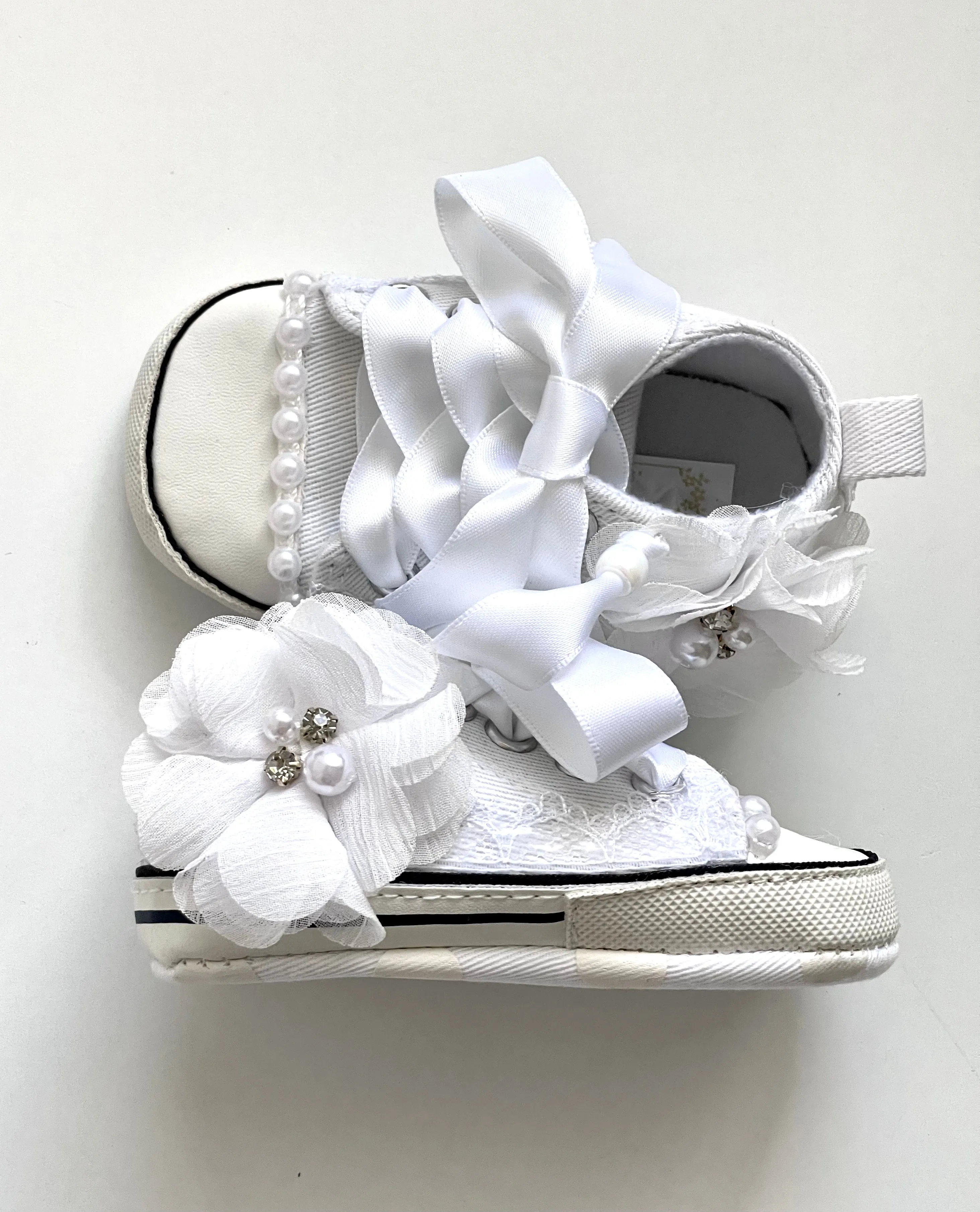 Fancy High Top Baby Girls Tennis shoes