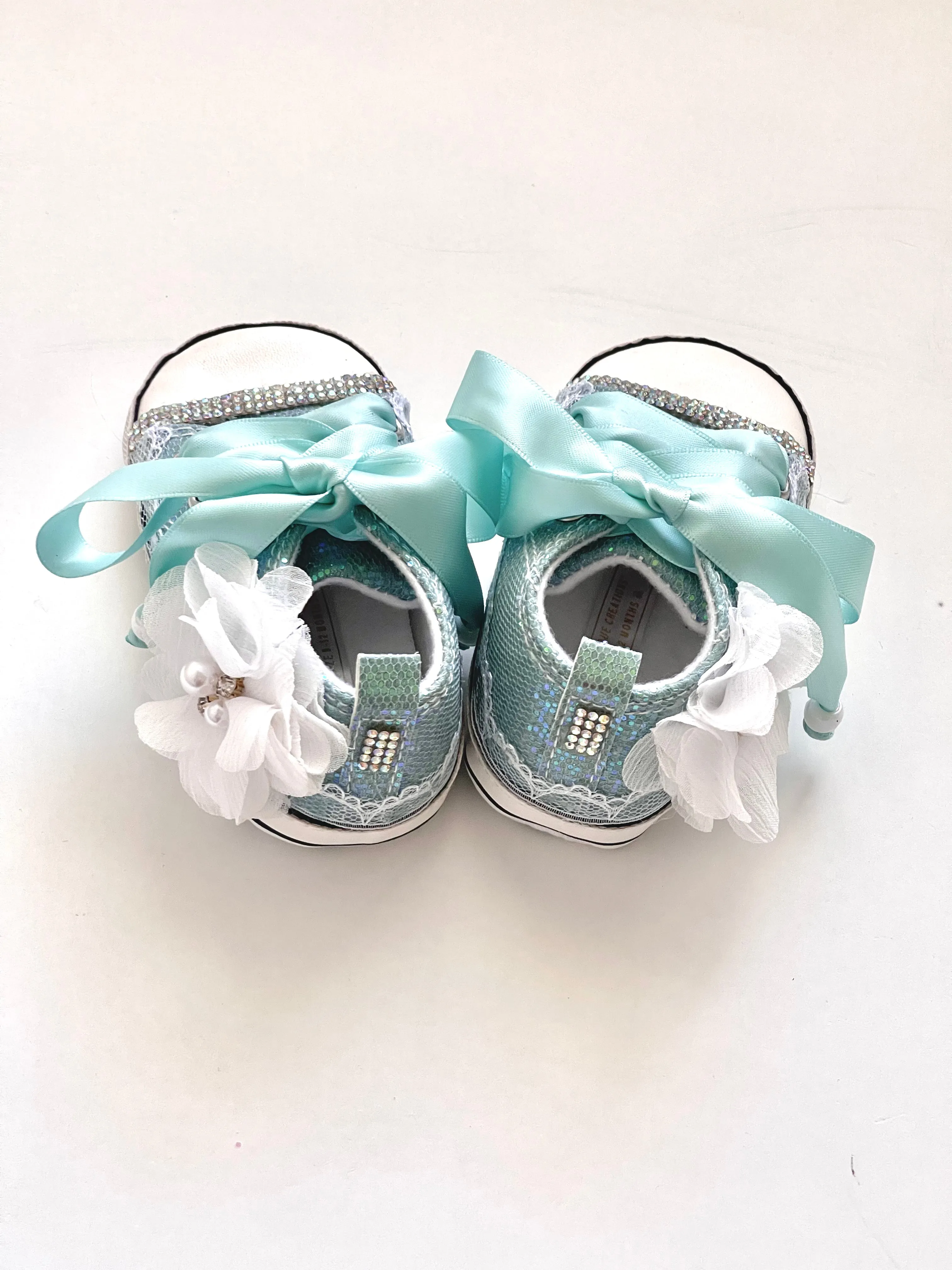 Fancy High Top Baby Girls Tennis shoes