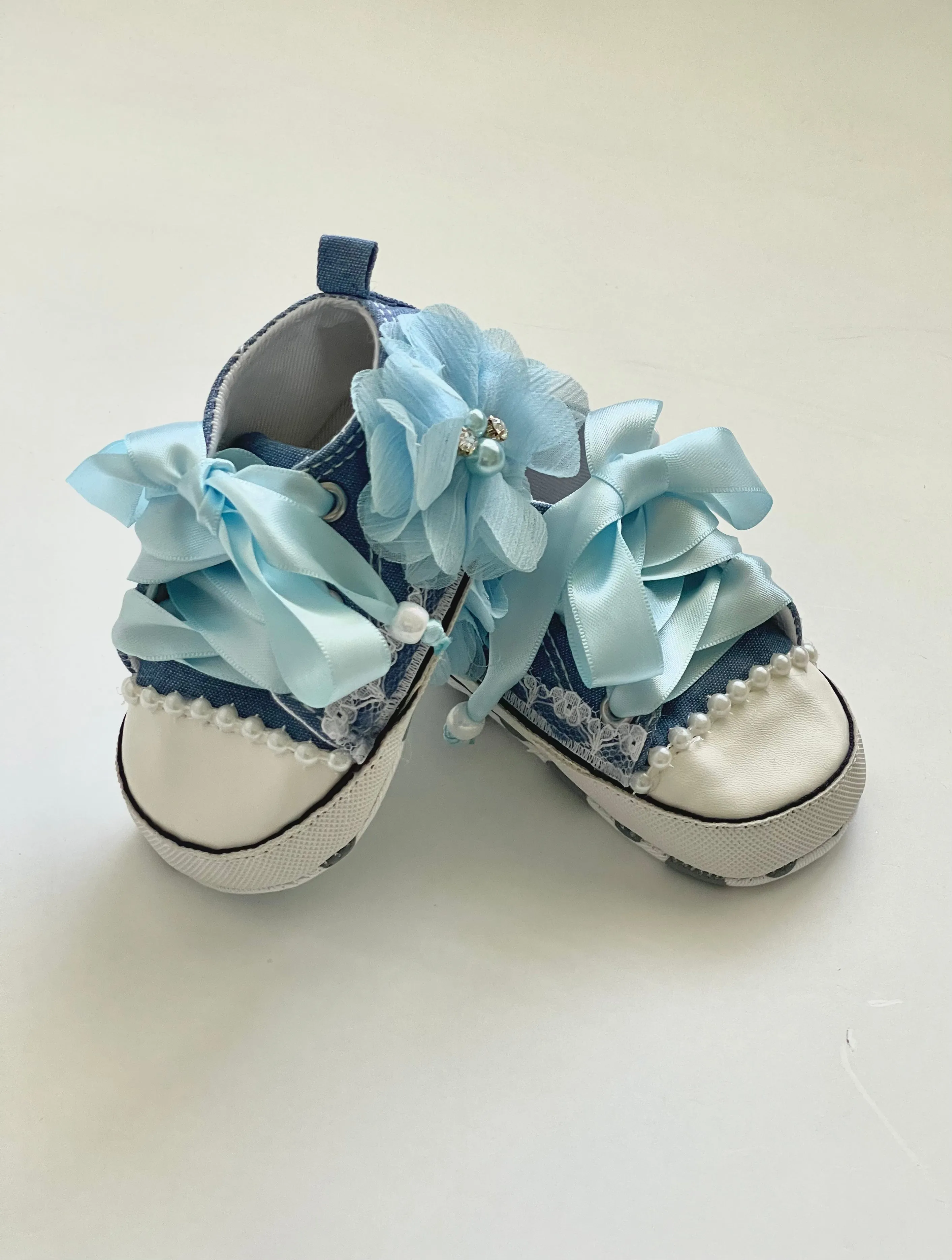Fancy High Top Baby Girls Tennis shoes