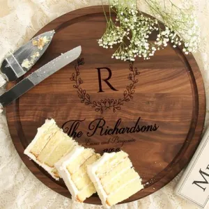 Fancy Name/Initial Personalized Wood Board