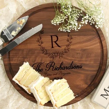Fancy Name/Initial Personalized Wood Board